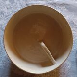 Butter dish with hand-painted decoration