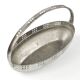 Viennese Secession nut basket, silver-plated brass, Austria, early 20th century