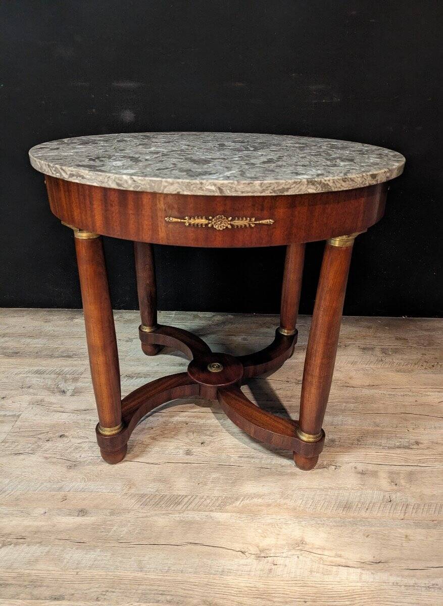 Empire-style mahogany gueridon