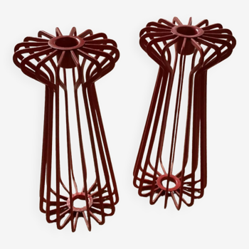 Pair of Ikea Ehlen Johansson candle holders