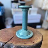 Blue candle holder
