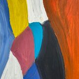 Painting abstract composition XXth