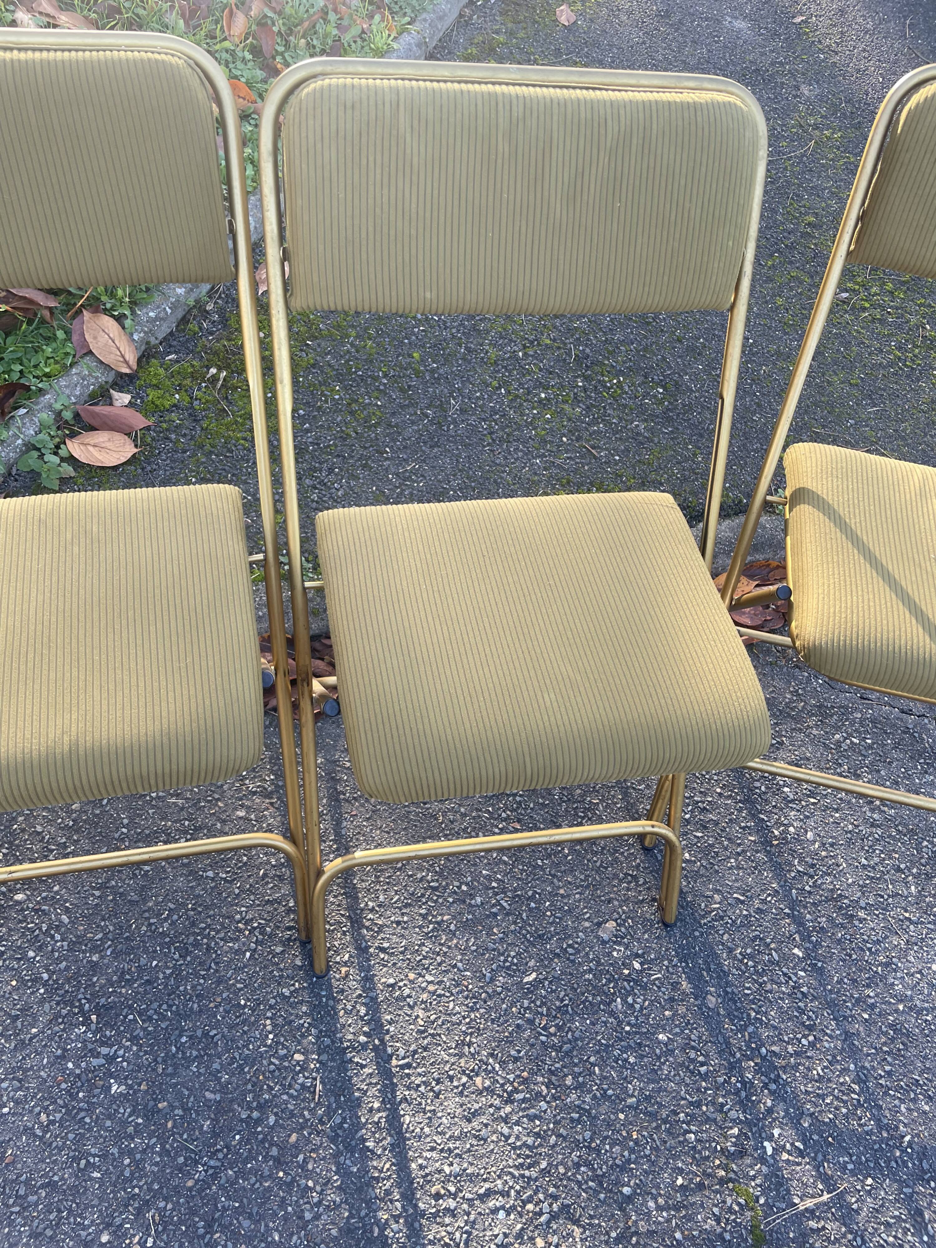 Trio of Lafuma Chantazur folding chairs