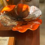 Pocket tray vintage flower shape Vallauris