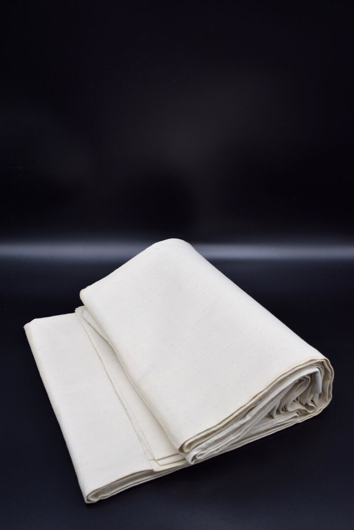 Drap ancien métis et lin XIXe