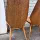 (Lot) 5 chaises vintage bois attribuées à Baumann (à restaurer)