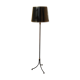 Black metal lamp and brass dore reglable tripod