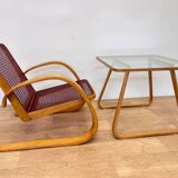 Armchair and table by Miroslav Navrátil for Zdeněk Plesník - 1940s