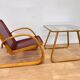 Fauteuil et table de Miroslav Navrátil pour Zdeněk Plesník - 1940