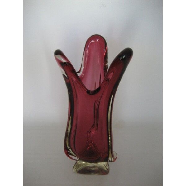 Vintage Val St. Lambert glass vase