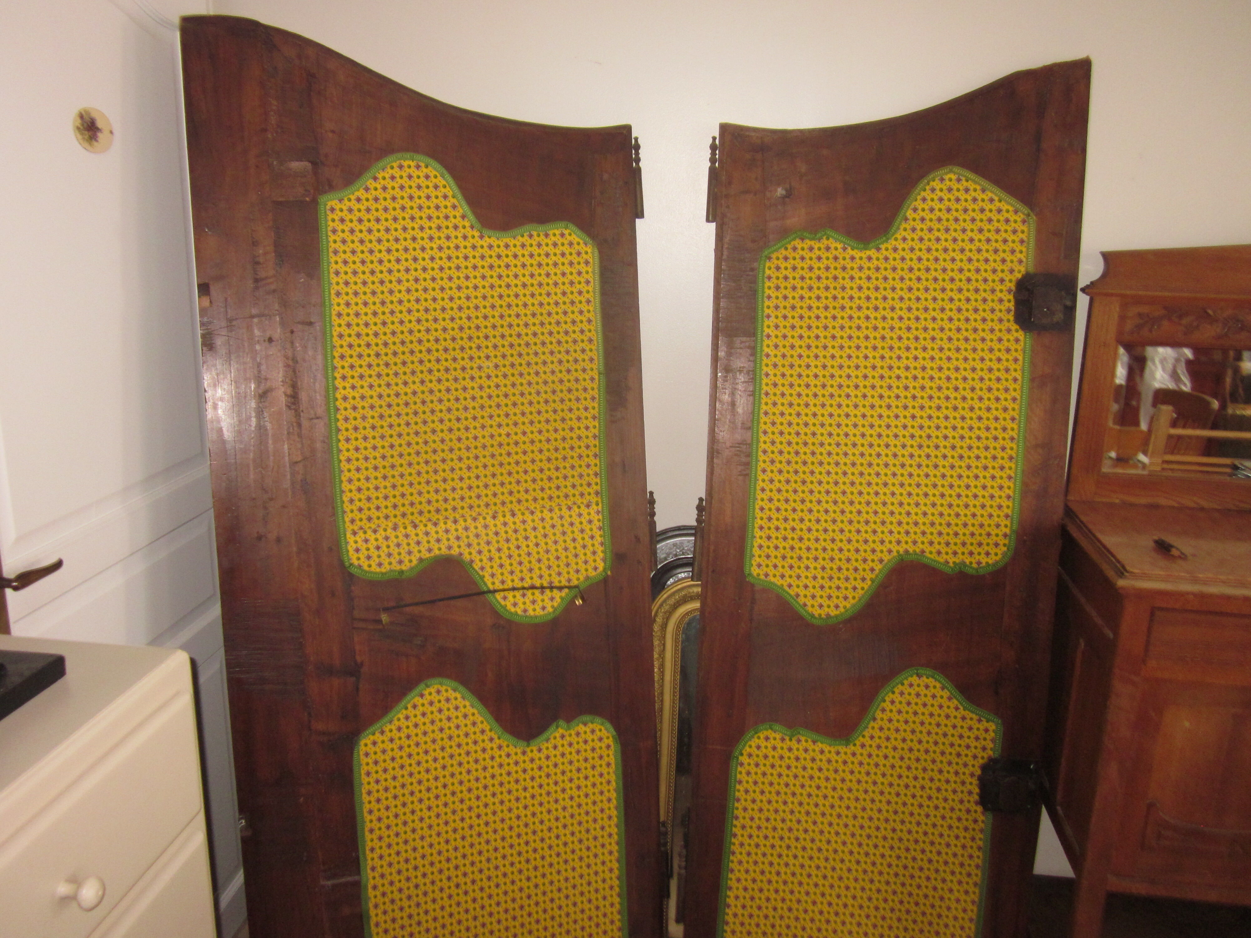 18th century old door pair