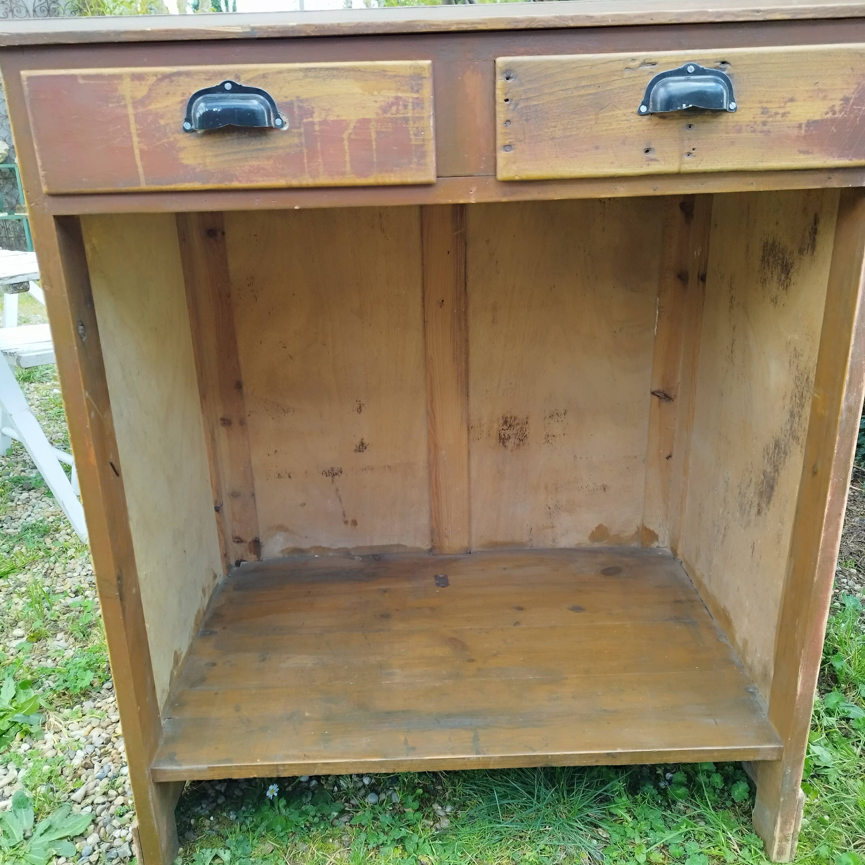 Meuble de métier/ comptoir ancien