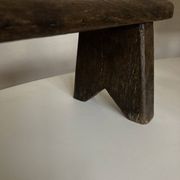 Banc de campagne étagère art populaire début 20e