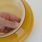 Plafonnier, applique Art Déco ancien en verre soufflée à la main
