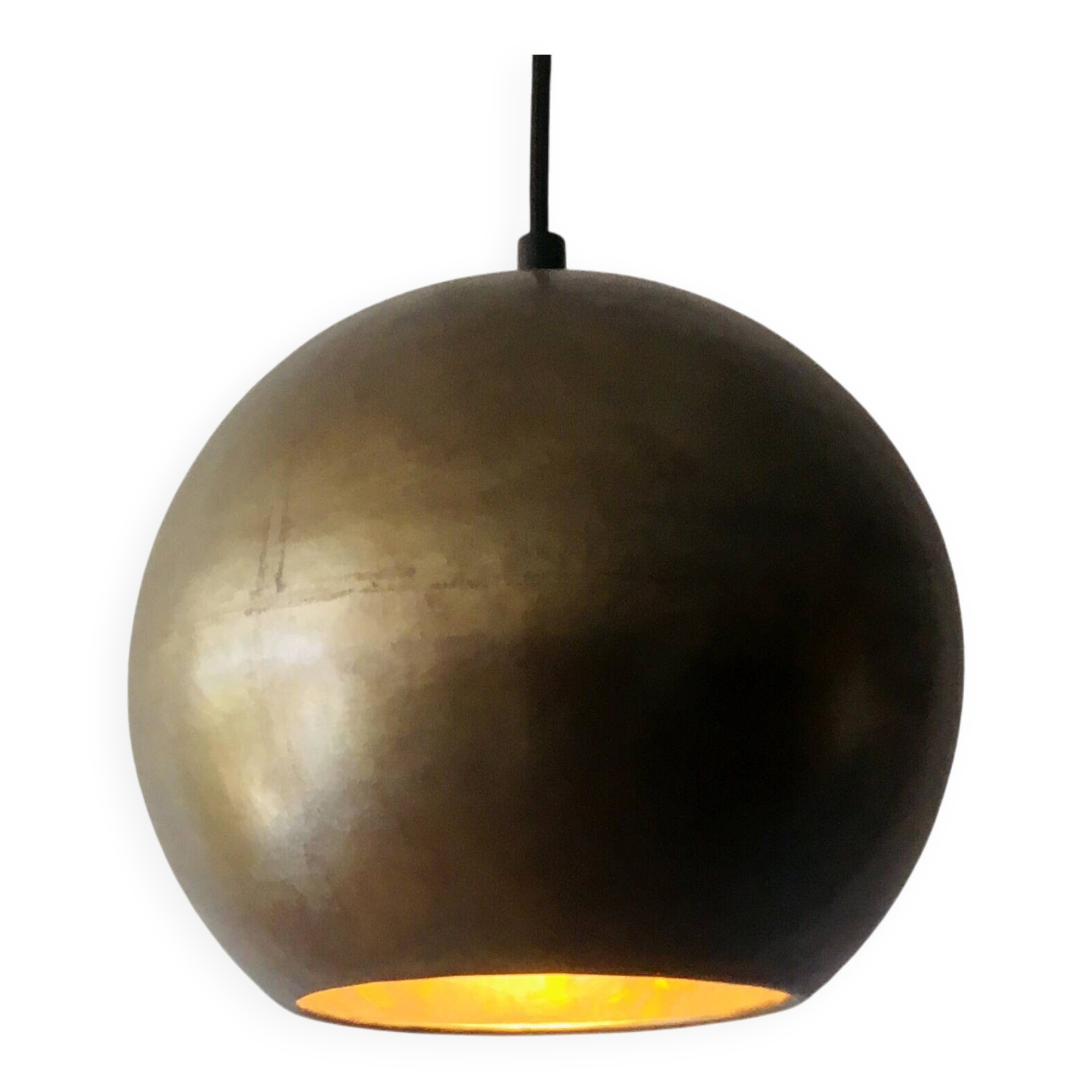 Brass Lamp, Italy 1950s