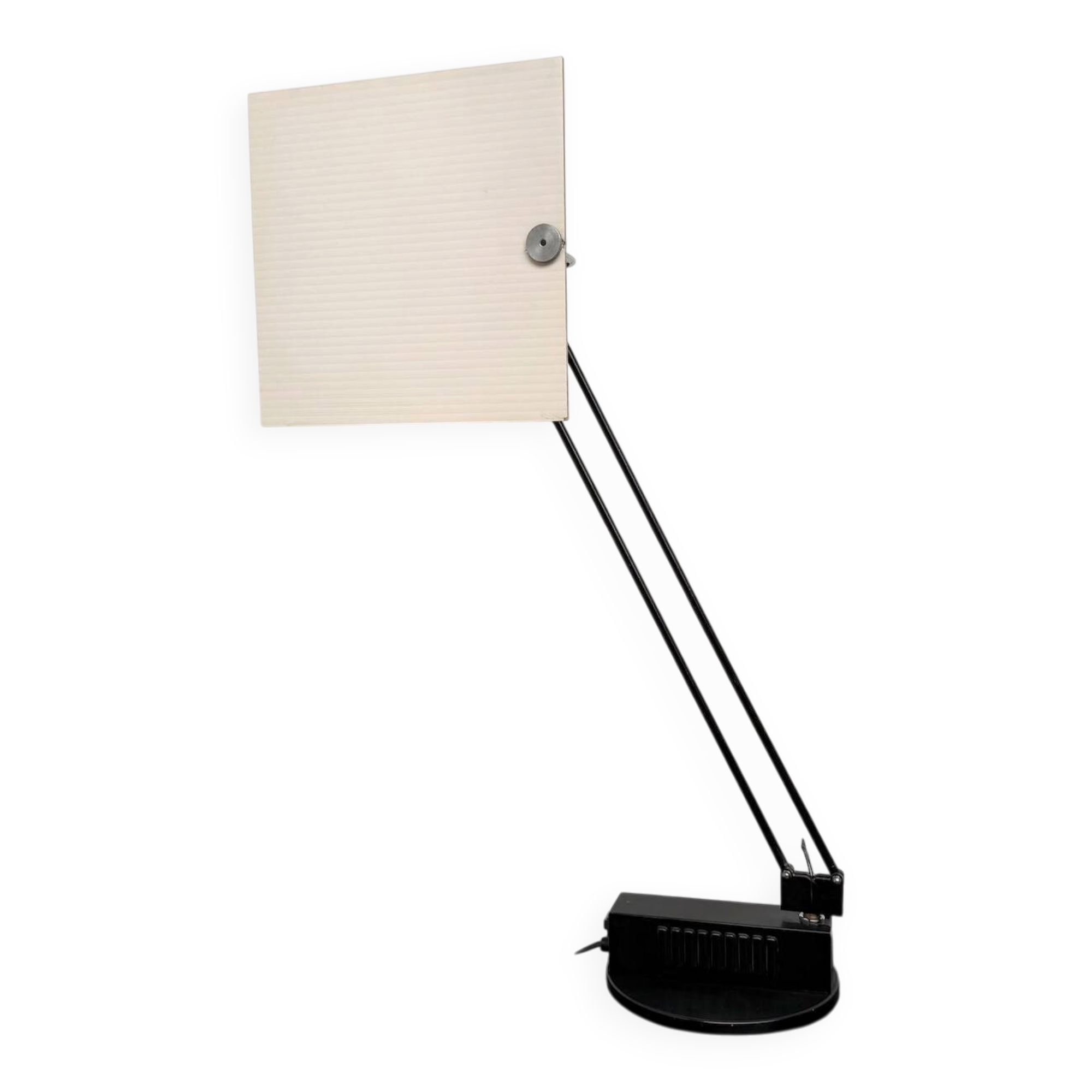 Rare desk/table lamp "WO" by Sacha Ketoff - Aluminor Edition, circ