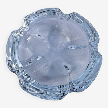 Cendrier en verre en forme de fleur