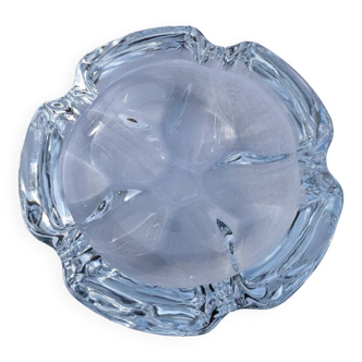 Flower shaped glass ashtray