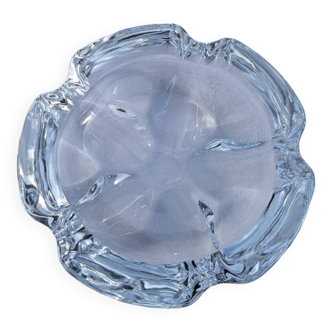 Flower-shaped glass ashtray