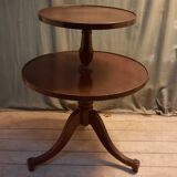 Round server with 2 trays