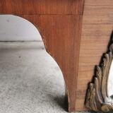 Chest of drawers tomb 1950's style louis xv inlaid