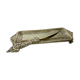 Bronze paper cut and its empty art nouveau pocket resting place late 19th