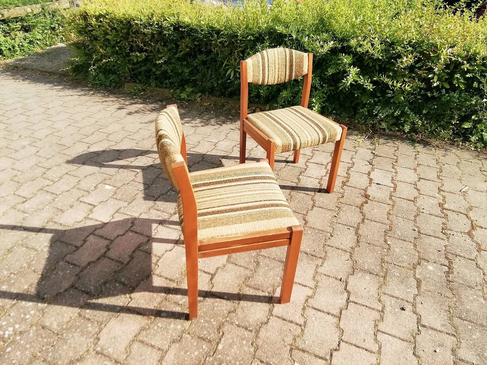 Vintage beech chairs - batch of 2