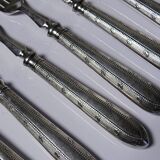 Antique Mappin & Webb silver plated dessert or dessert forks