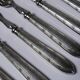 Antique Mappin & Webb silver plated dessert or dessert forks