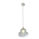 Suspended lamp in transparent blown glass, modern, minimalist, timeless style.