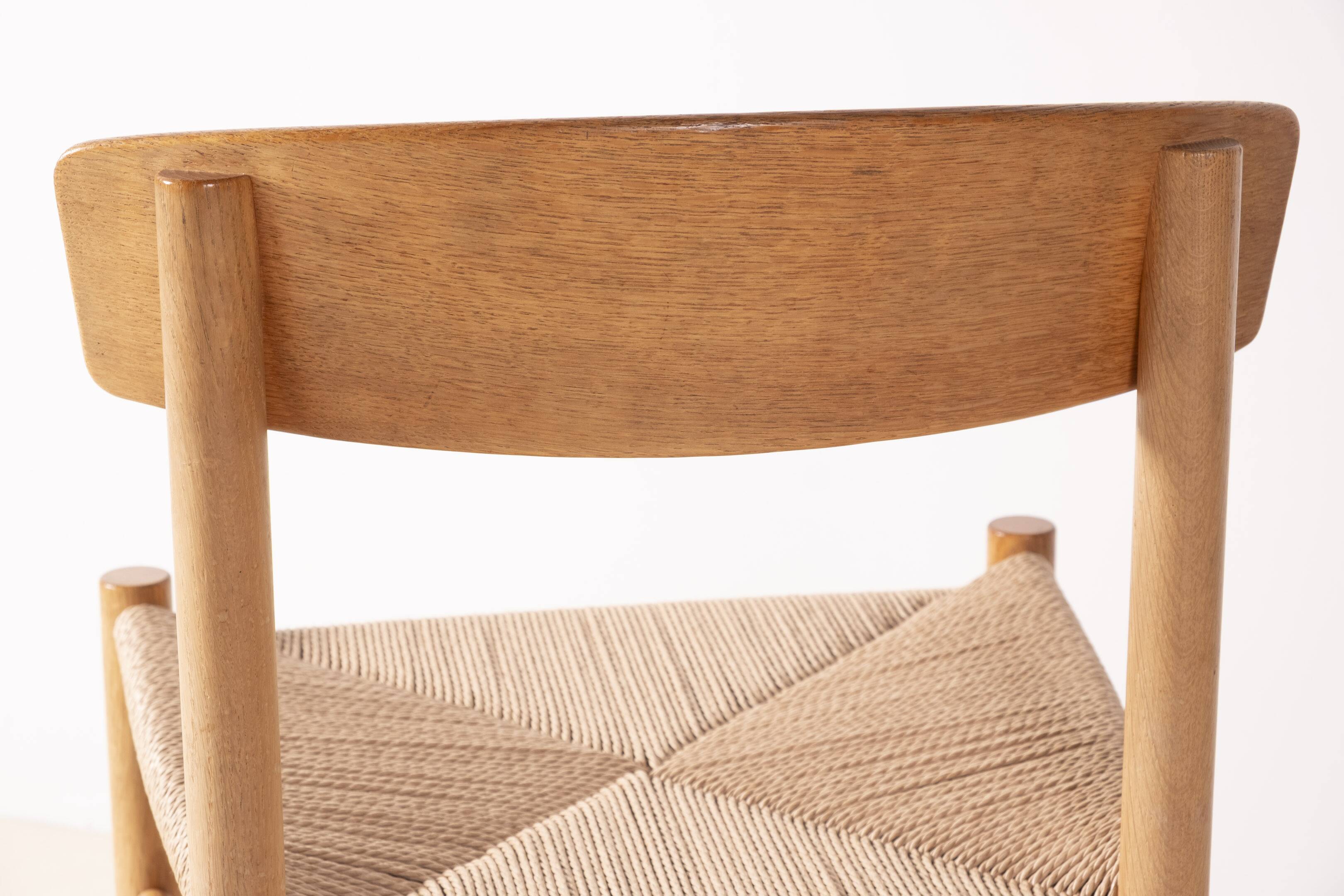 4x Børge Mogensen J39 Oak Dining Chair, FDB Møbler 1981