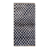 Vintage handmade Turkish rug 77x140 cm