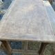Farm table with benches