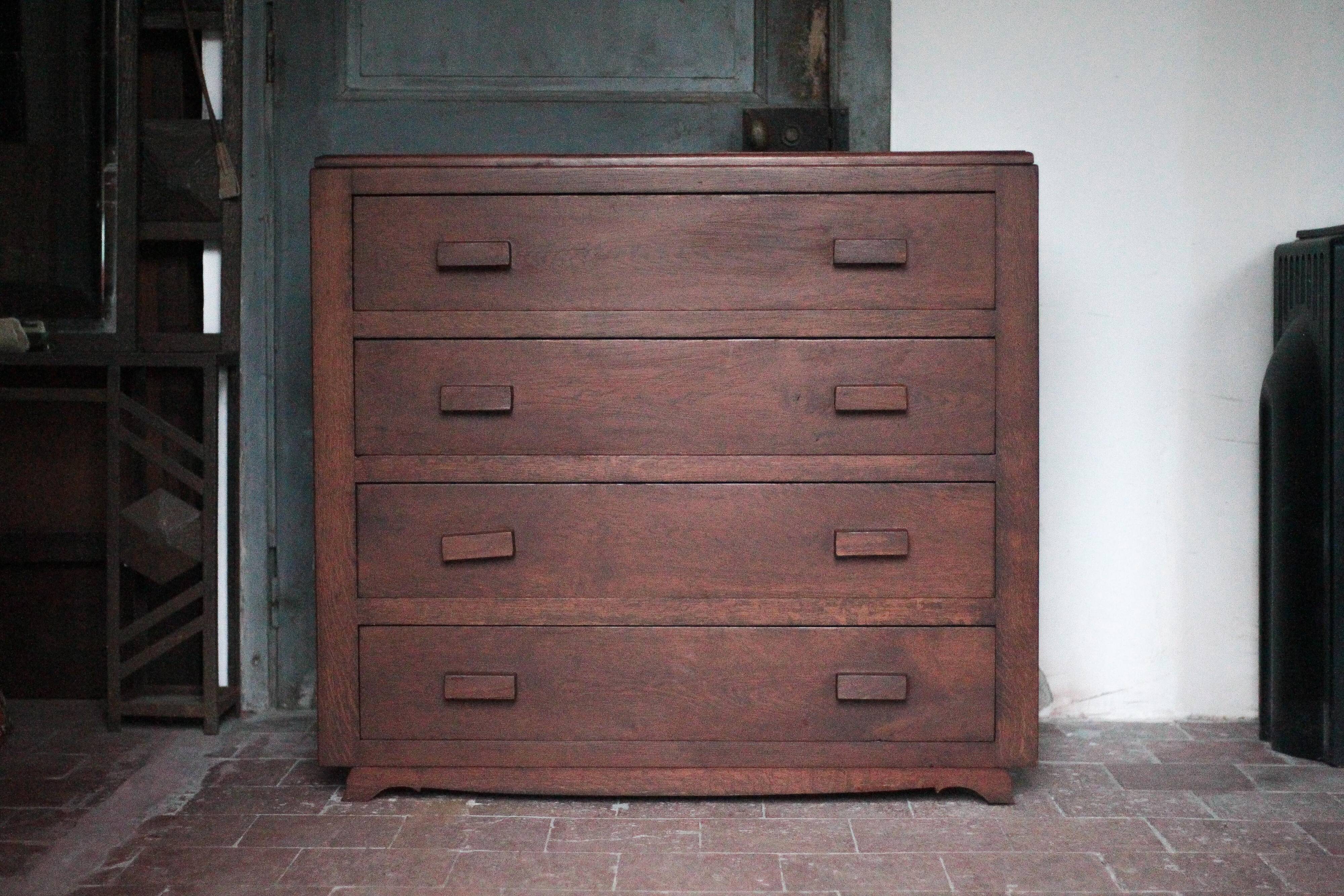 Commode vintage, commode bois reconstruction, meuble de rangement