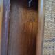 commode vintage année 70 maugrion roche bobois rotin cannage