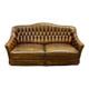 Vintage 2 seater leather chesterfield sofa