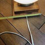 Bedside lamp, table lamp, white opaline globe