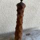 Large carved wooden pepper mill