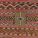 Vintage Moroccan Vegan Silk/Wool Berber Kilim 200x106 cm Kelim Rug