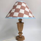 Checked lampshade