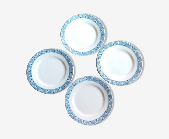 Assiettes Terre de fer, Salins, modèle Lamartine