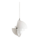 Vintage Danish Mid Century Louis Weisdorf White "Multi Lite" Pendant, 1960s