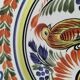 Henriot Quimper plate – pheasant motif – scalloped edge – F14 decoration