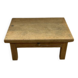 Solid stripped oak farmhouse coffee table
