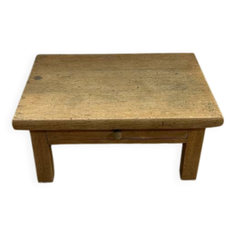 Solid stripped oak farmhouse coffee table