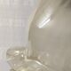 Suspension with opalescent and skirted glass lampshade. Noon. 20th century