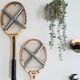 Set of 2 vintage wooden tennis rackets