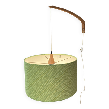 GRANDE APPLIQUE DESIGN SCANDINAVE ESTAMPILLE 1950.