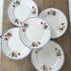 Salins floral dessert plates