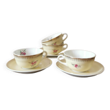 Tasses vintage Ceranord St Amand, Dany